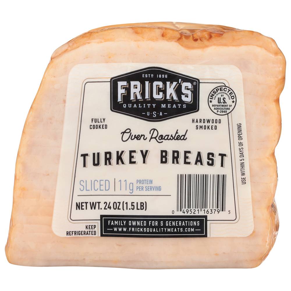 Frick's Sliced Smoked Turkey Breast Q (1.5 lbs)