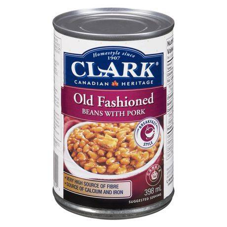 Clark clark fèves au lard  à  l'ancienne (398 ml) - old fashioned baked beans with pork (398 ml)