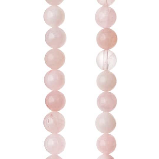 Bead Landing Rose Quartz Round Beads (8mm/pink)