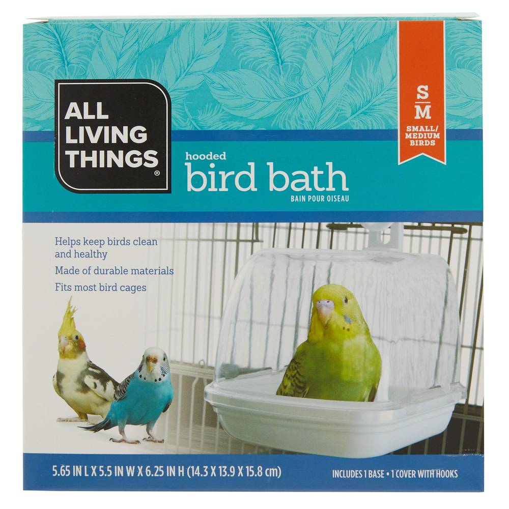 All Living Things Hooded Bird Bath (small/medium/assorted)