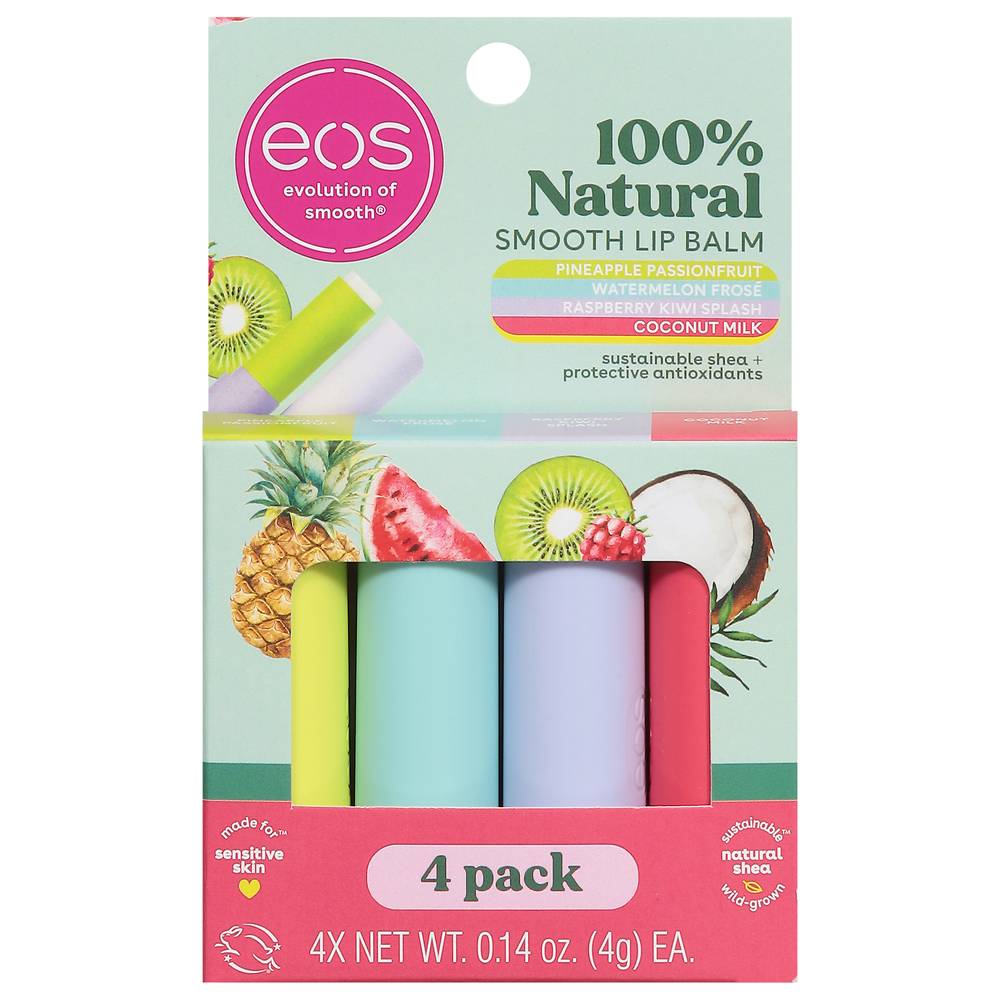 Eos Natural Fruity Lip Balm Sticks