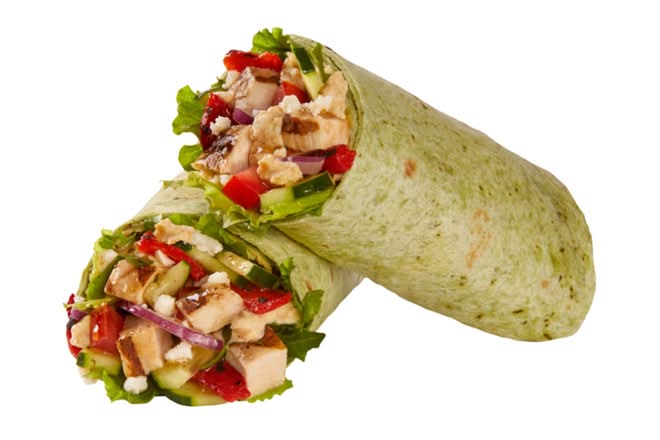 Mediterranean Chicken Wrap