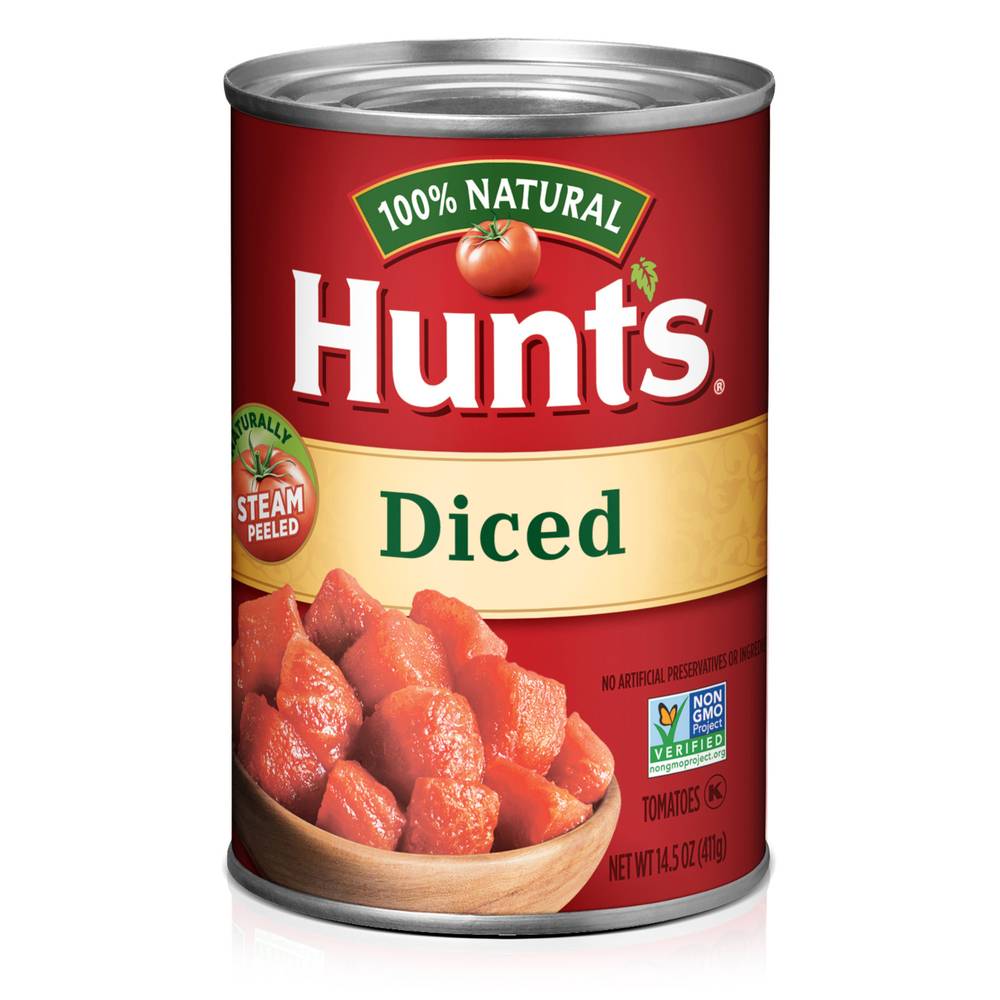 Hunt's 100% Natural Diced Tomatoes (14.5 oz)