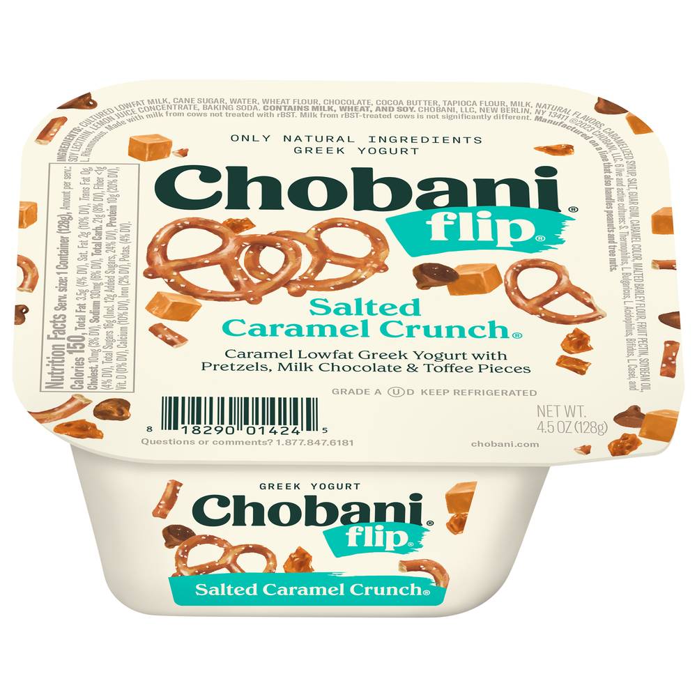 Chobani Flip Salted Caramel Crunch Greek Yogurt (4.5 oz)