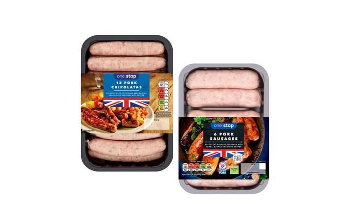 2 for £6: Sausages