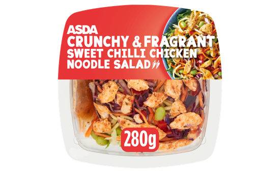 Asda Crunchy & Fragrant Sweet Chilli Chicken Noodle Salad 280g