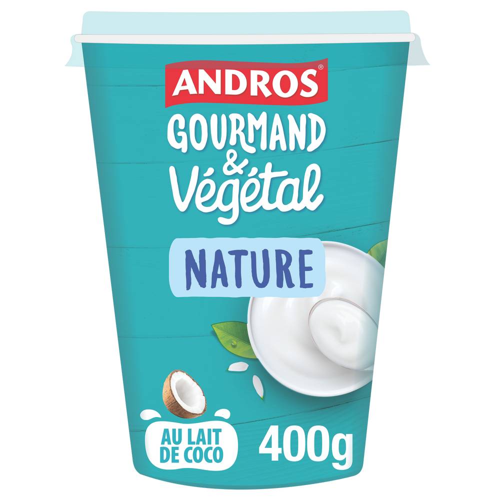 Andros - Gormand & végétal coco nature (400g)