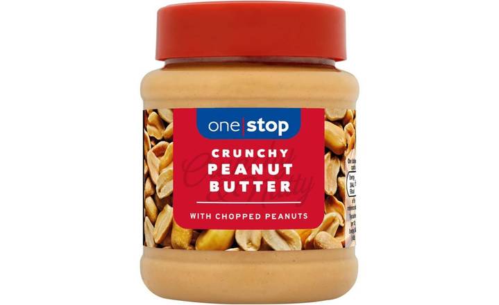 One Stop Crunchy Peanut Butter 340g (395705) 