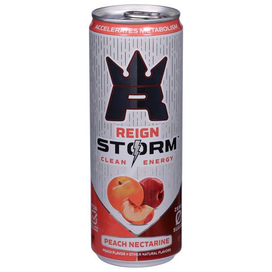 Reign Storm Clean Energy Drink (12 fl oz) (peach nectarine)