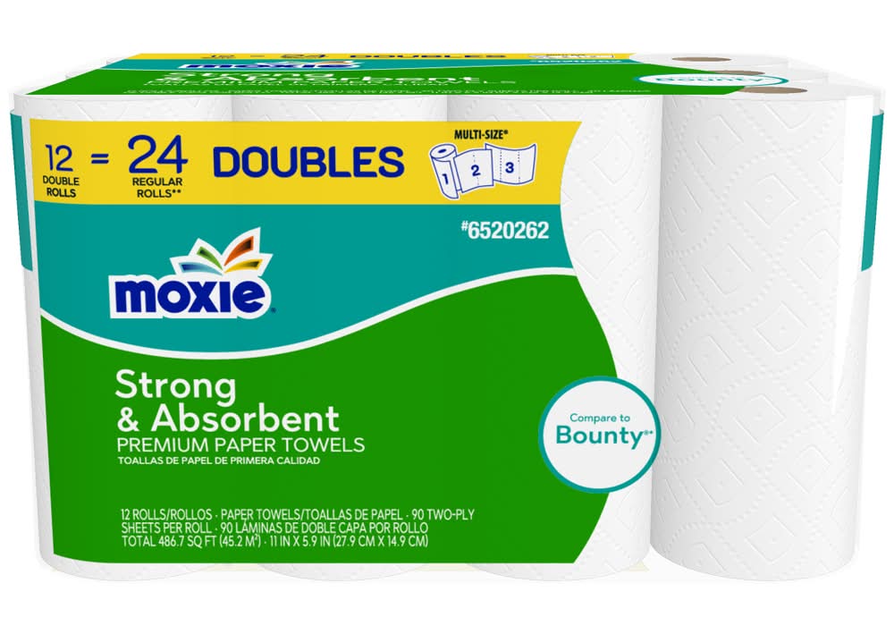 MOXIE Ultra 12 -Count Select-a-size Paper Towels