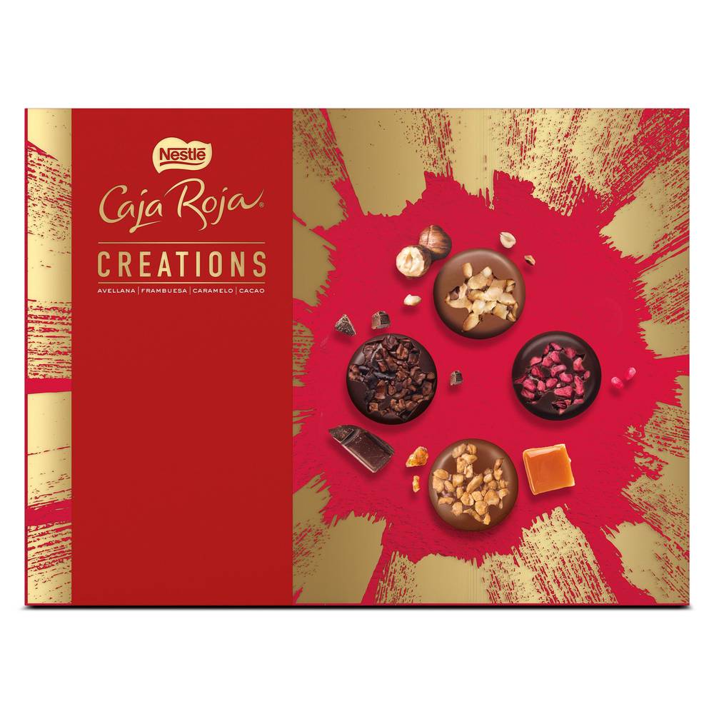 Bombones De Chocolate Creations Caja Roja Nestlé Caja 186 G