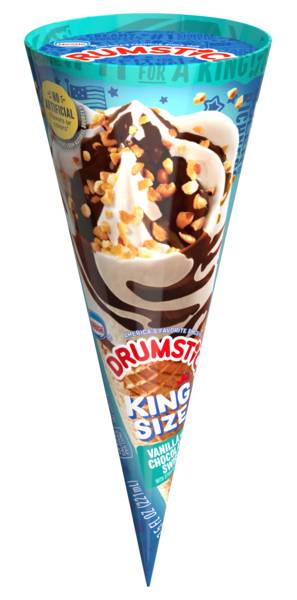 Nestle Vanilla & Chocolate Swirl Ice Cream Sundae Cone King Size 5oz