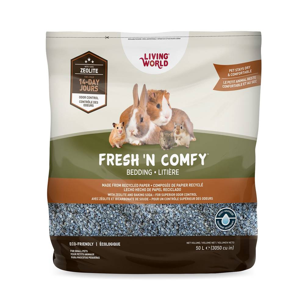 Living World Fresh 'N Comfy Small Animal Bedding (50 L)