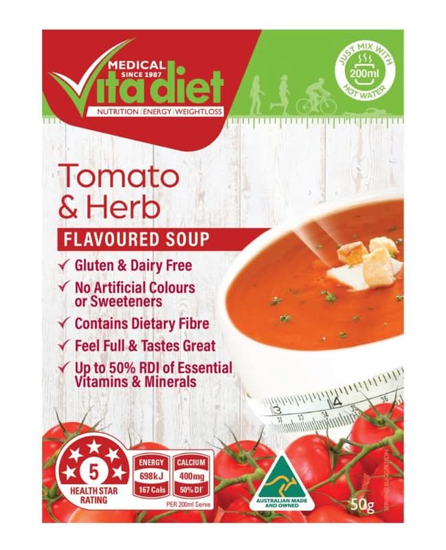 Vita Diet Tomato & Herb Soup Single