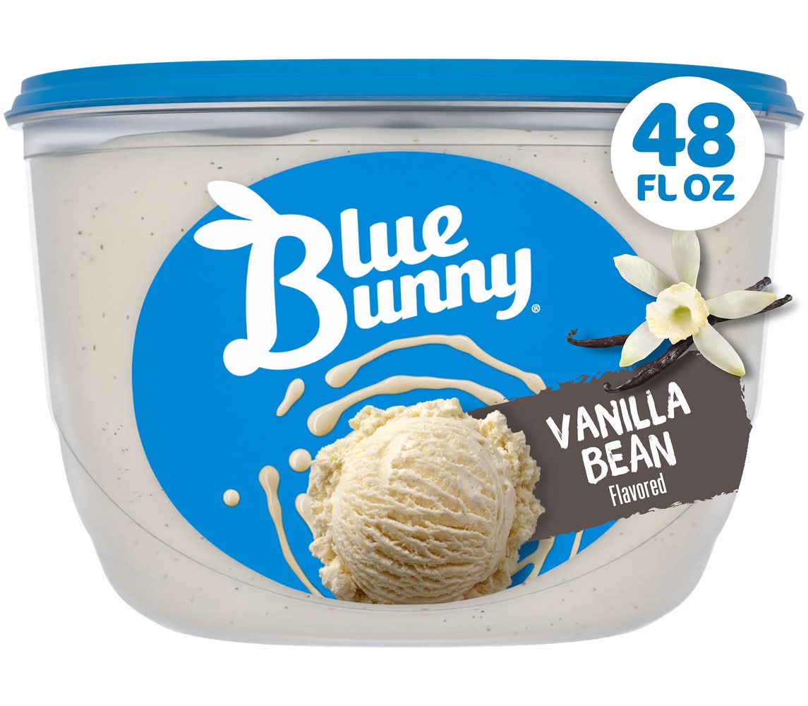 Blue Bunny Premium Vanilla Bean Flavored Ice Cream (48 fl oz)