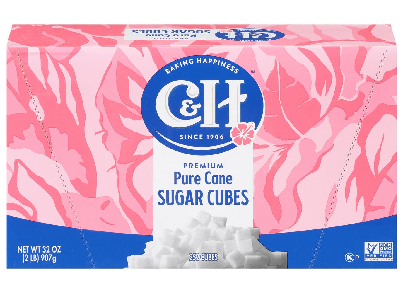 C&H Pure Cane Sugar Cubes (32 oz, 252 ct)