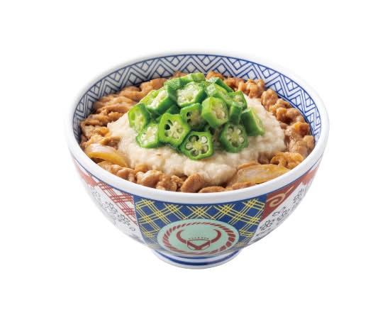 とろろおくら牛丼