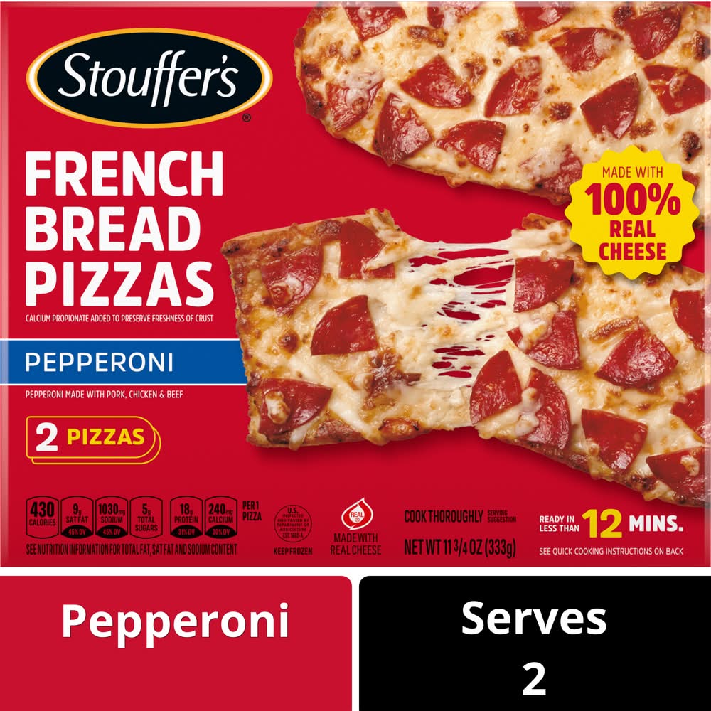 Stouffer's Pepperoni French Bread Pizza (11.75 oz, 2 ct)