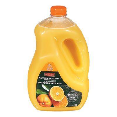 Irresistibles jus d'orange pur à 100 % sans pulpe (2,5 l) - pure orange juice no pulp (2.5 l)