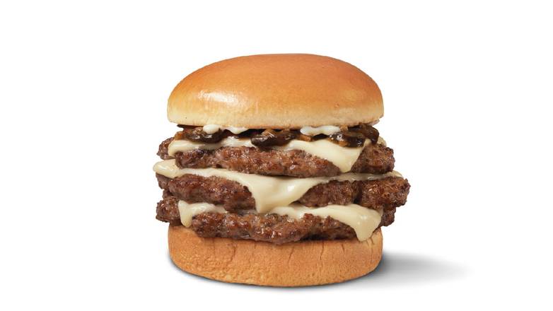 Mushroom Cheeseburger 1/2lb* Triple