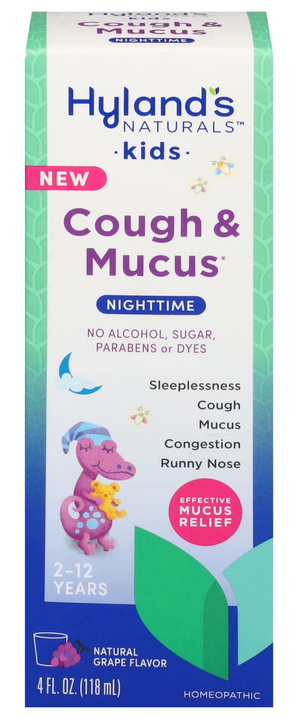Hylands Naturals Kids Cough & Mucus Nighttime (4 oz)