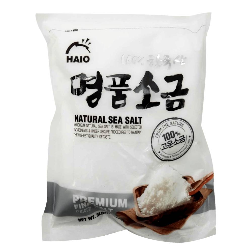 Haio Natural Premium Fine Sea Salt (3 lbs)