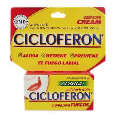 Liomont cicloferon crema aciclovir 5.0% (2 g)