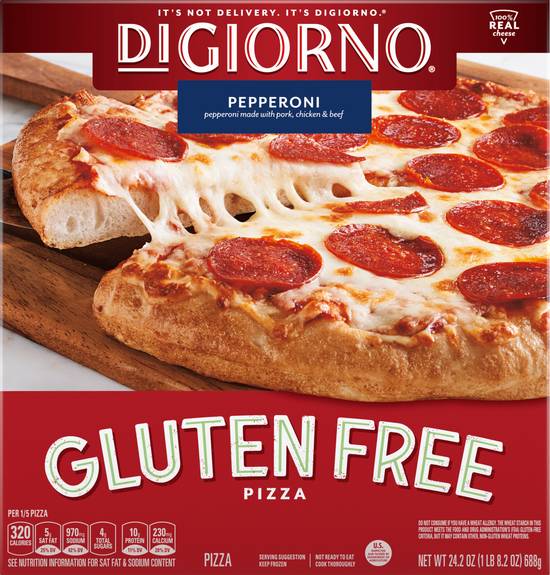 Digiorno Gluten Free Pepperoni Pizza (24.2 oz) | Delivery Near You ...