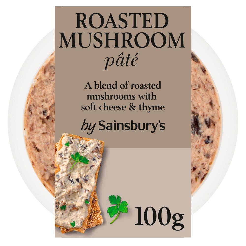 Sainsbury's Roasted Mushroom Pate 100g