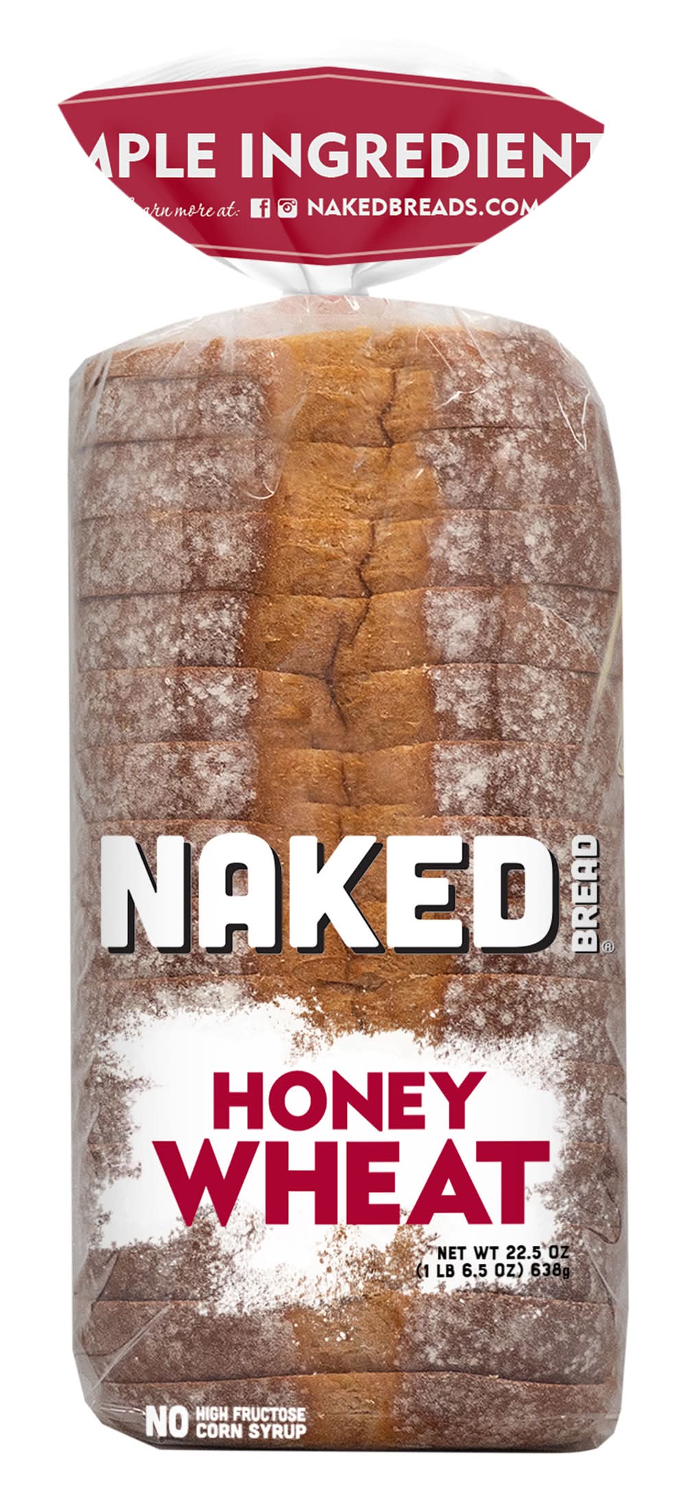 Naked Bread Honey Wheat Bread (22.5 oz)