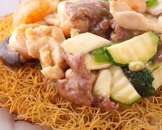 HK Style Crispy Noodles 香港面