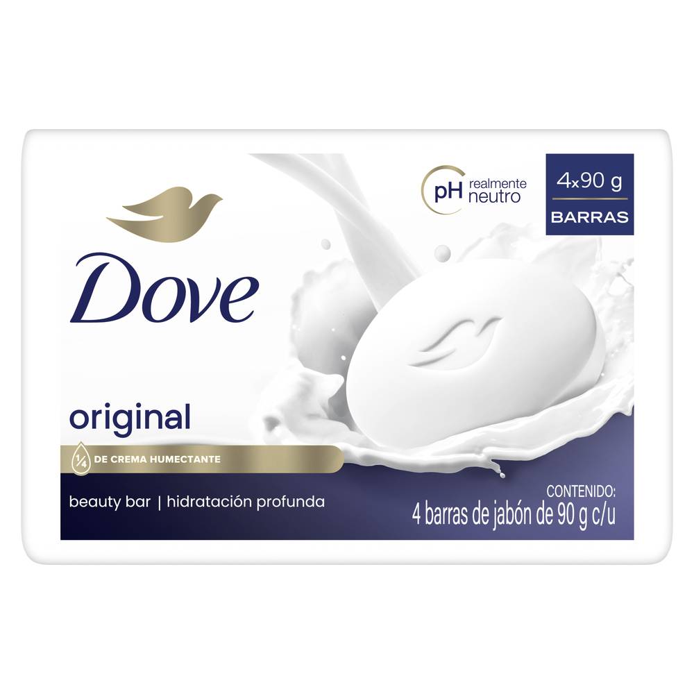 Dove · Jabón original beauty bar (4 )