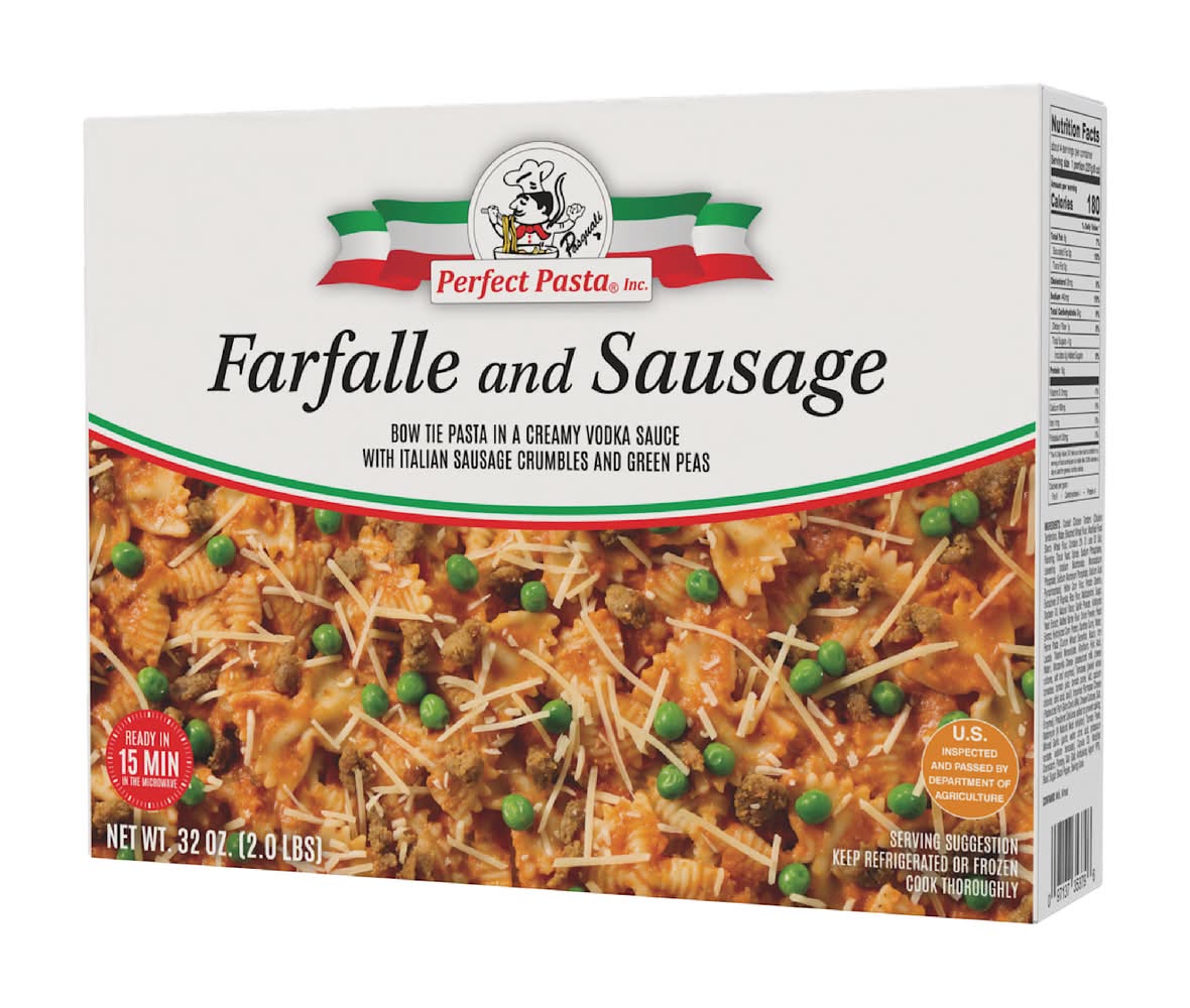Perfect Pasta Farfalle and Sausage (32 oz)