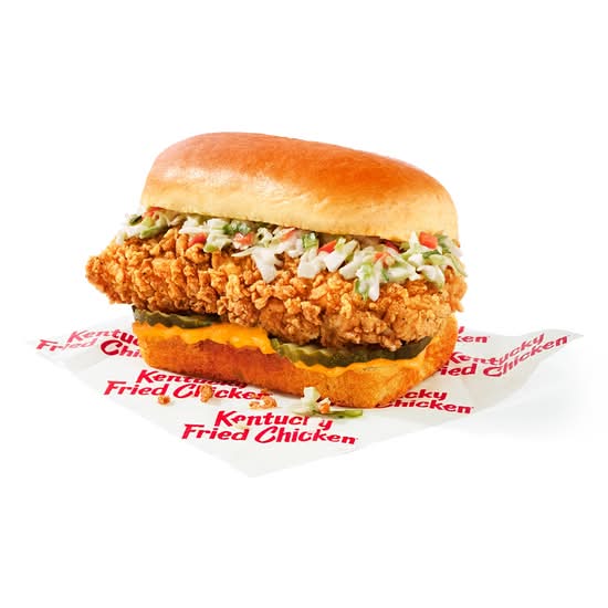 Spicy KFC Snacker™ with Coleslaw