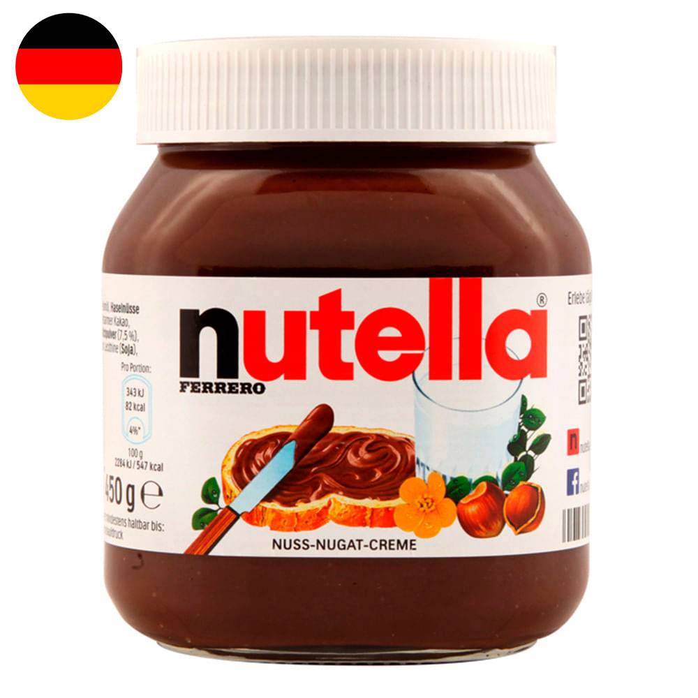 Nutella · Crema de avellanas con cacao (450 g)