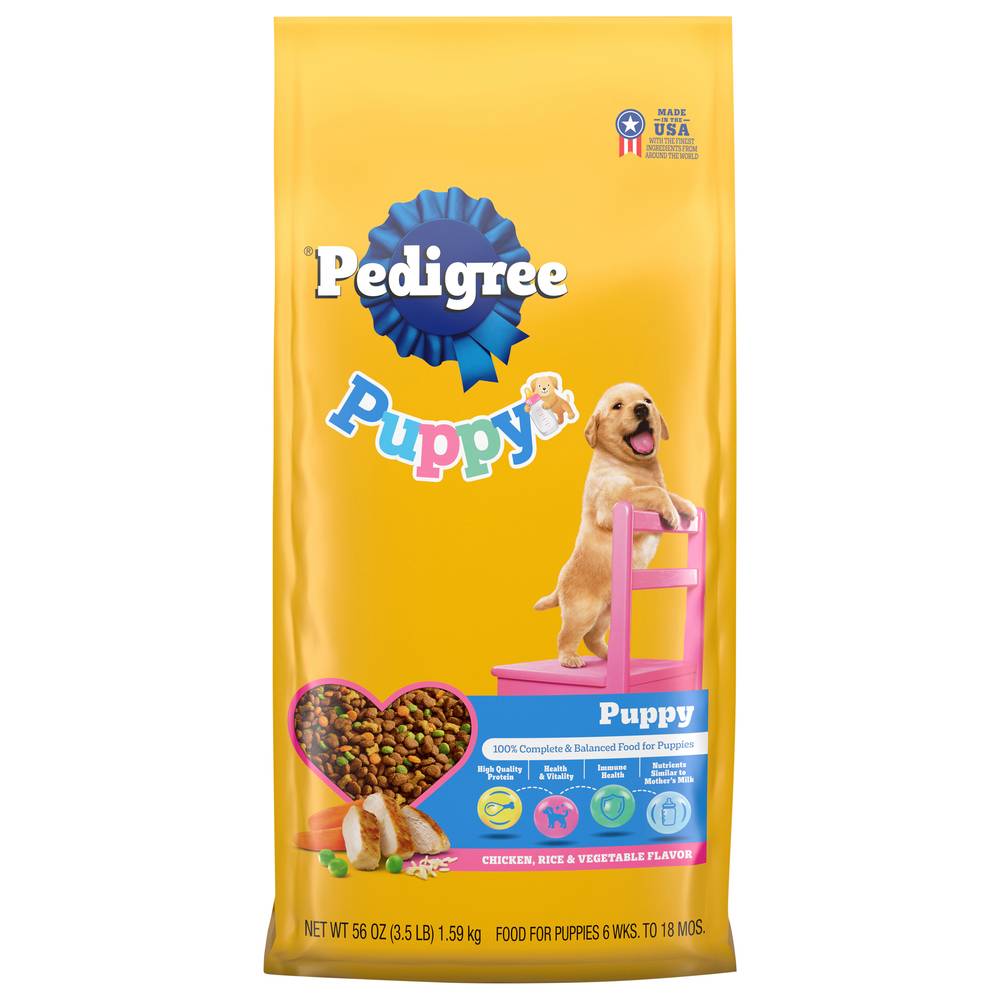 Pedigree Chicken & Vegetable Puppy Dog Food (3.5 lbs)