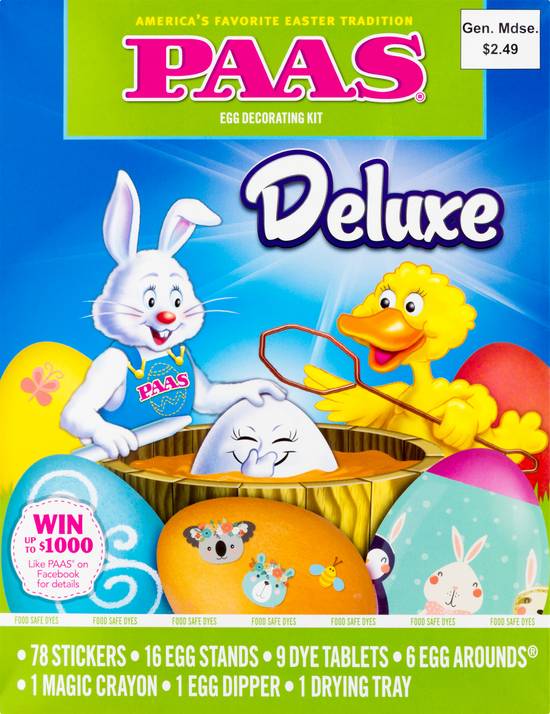Paas Deluxe Egg Decorating Kit (1 kit)