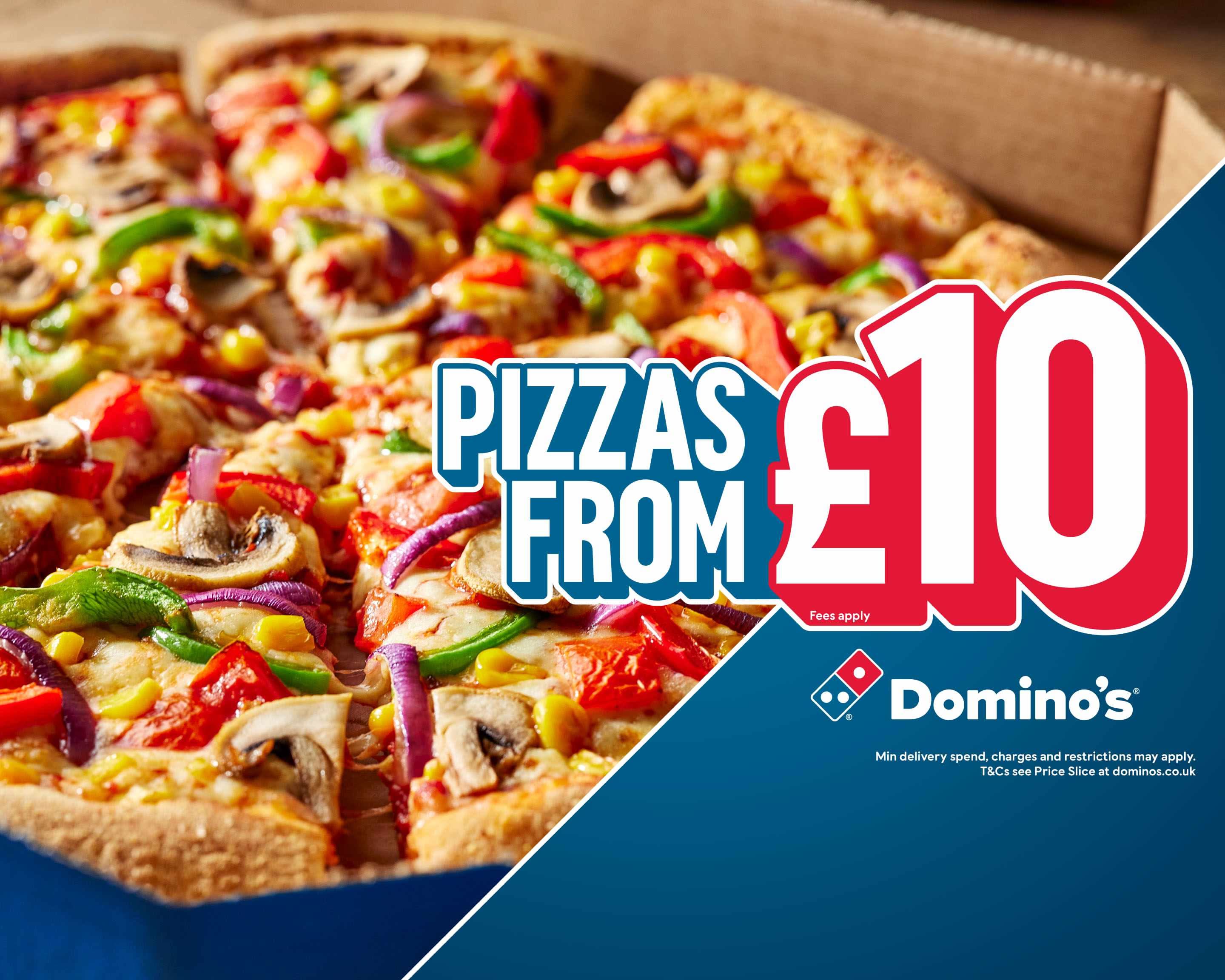 Domino's Pizza 2022 エプロン ブラック 3TEN Domino's Pizza (Wolverhampton - Blackhalve Lane) Menu Deals