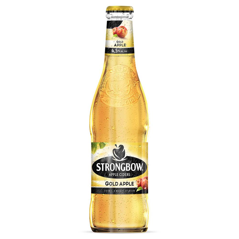 Strongbow · Sidra gold, manzana golden (330 ml)