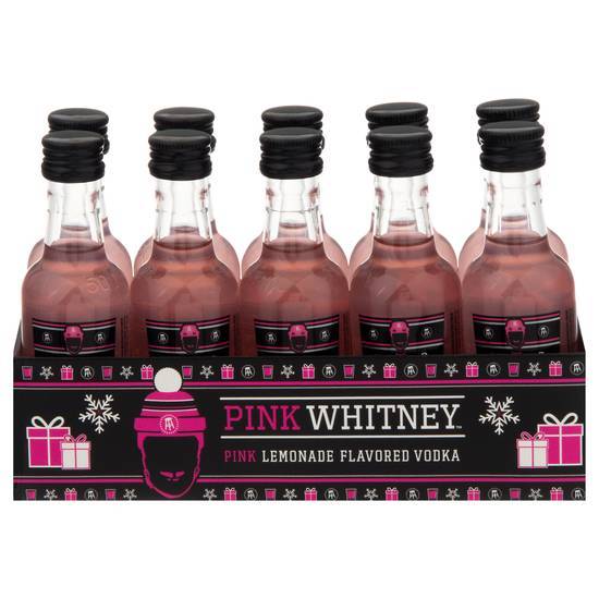 New Amsterdam Whitney Vodka (10 pack, 50 ml) (pink lemonade)