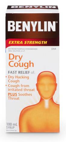 Benylin Extra Strength Dry Cough Syrup (100 ml)