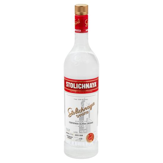 Stolichnaya Certified Alpha Grade Vodka (1 L)