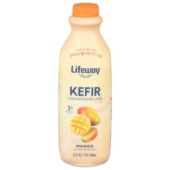 Lifeway Kefir Mango Cultured Lowfat Milk (32 fl oz)