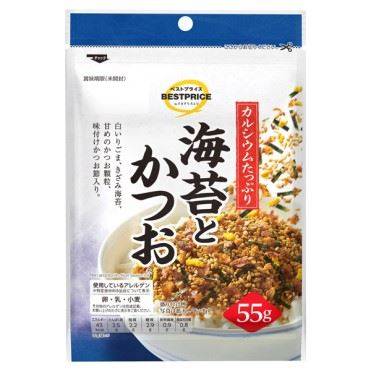 トップバリュ ベストプライス 海苔とかつお 55g