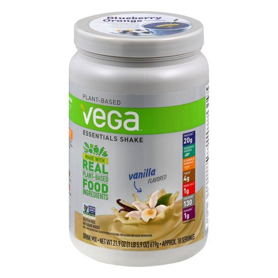 Vega Plant-Based Essentials Vanilla Protein Shake (21.9 oz)