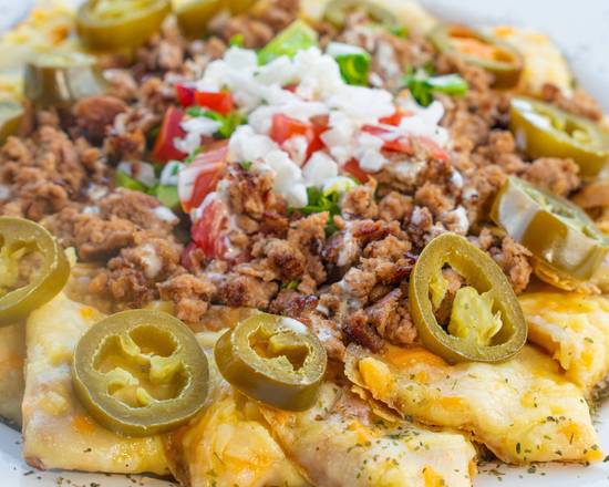 Nachos Marmota con Carne