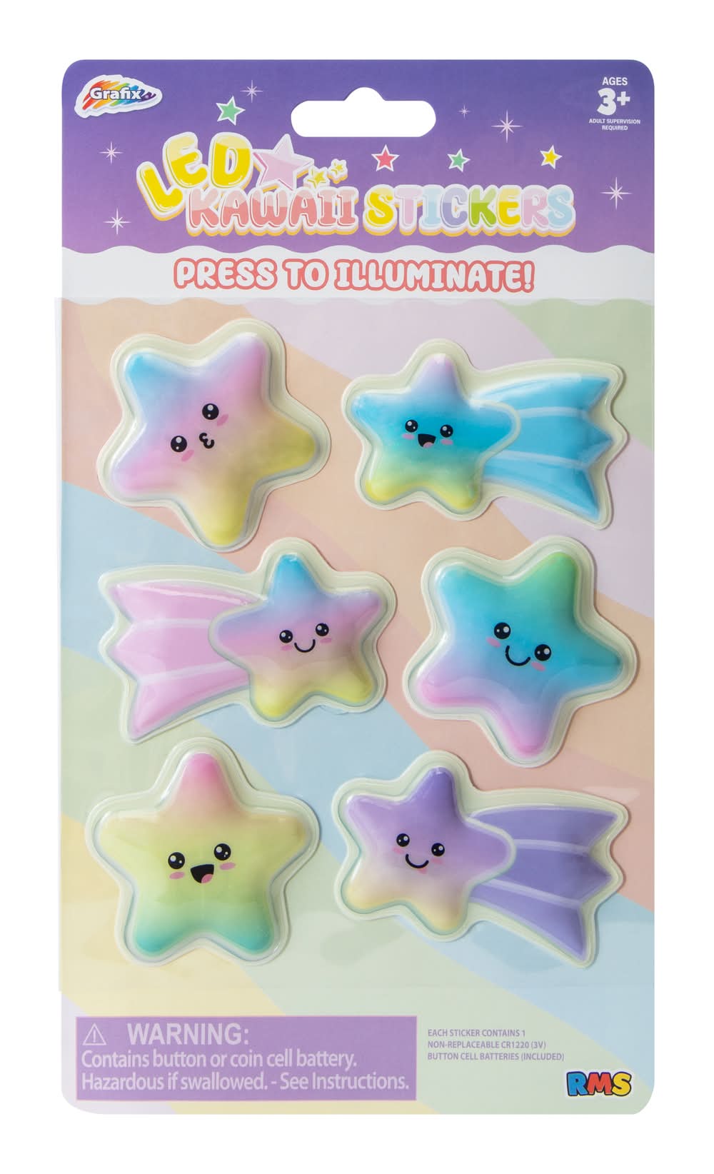 LED Kawaii Stickers Kawaii