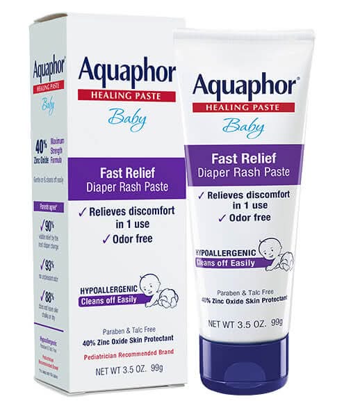 Aquaphor Fast Relief Diaper Rash Paste (3.5 oz)