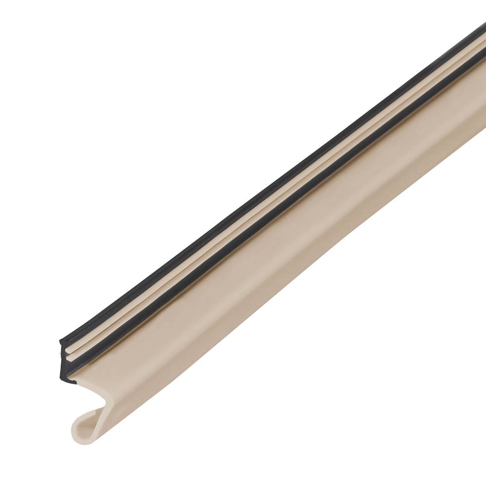 M-D 6-3/4-ft x 1-in x 5/8-in Beige Rubber Door Weatherstrip | 43348