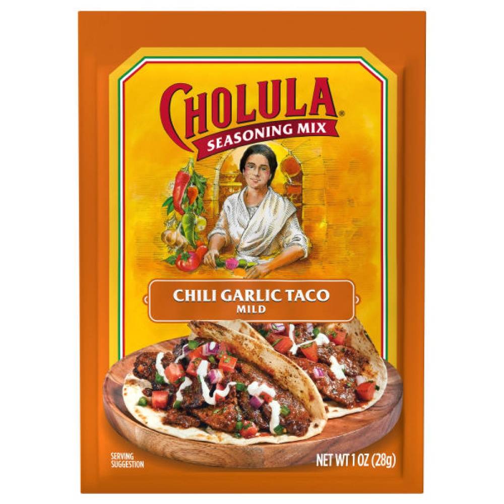 Cholula Seasoning Mix, Mild Chili Garlic Taco (1 oz)